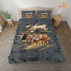 Uni Texas Longhorn On The Farm Customized Name Bedding Set