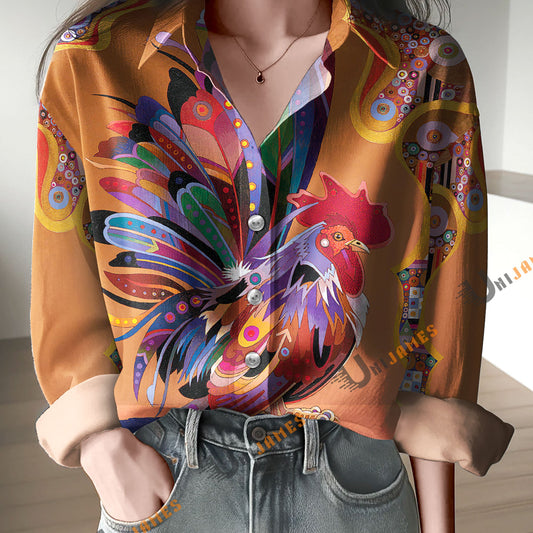 Unique Rooster Fabulous Casual Shirt