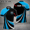 Uni Custom Text Uniform Full Colors 3D Polo Shirt