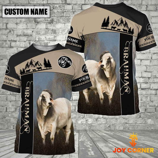 Uni Brahman Farmhouse Customized Name 3D T-Shirt