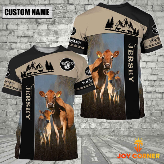Uni Jersey Farmhouse Customized Name 3D T-Shirt