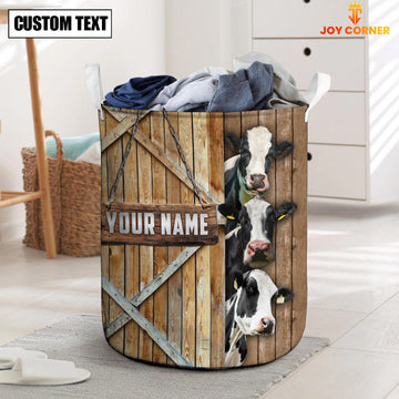 Uni Holstein Barn Custom Name Laundry Basket