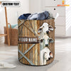 Uni Brahman Barn Custom Name Laundry Basket