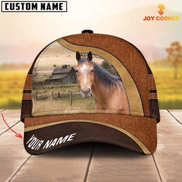 Uni Horse Happy Face Customized Name Cap