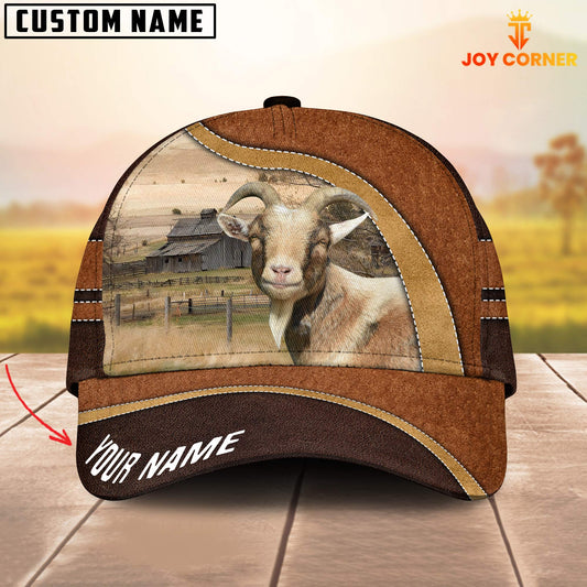 Uni Goat Happy Face Customized Name Cap