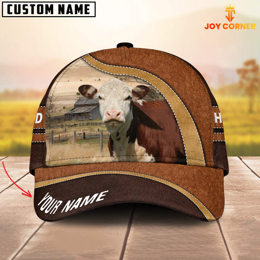 Uni Hereford Happy Face Customized Name Cap