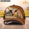 Uni Texas Longhorn Happy Face Customized Name Cap