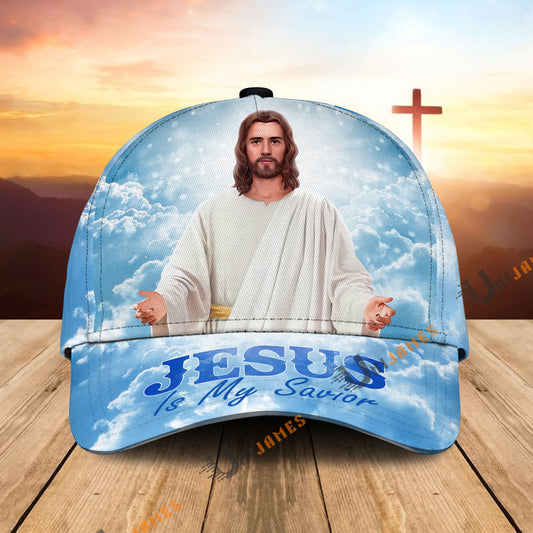 Uni Jesus is My Savior Customized Name Cap