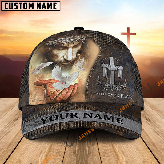 Uni Jesus and The Dove Customized Name Cap