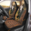 Uni Brahman Customized Name Leather Pattern Car Seat Covers (2Pcs)
