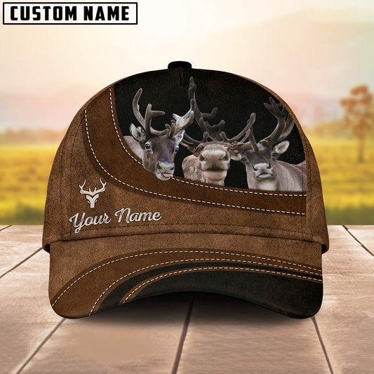 Uni Reindeer Happiness Customized Name Cap