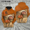 Uni Personalized Name Horse Barn Farm 3D Hoodie