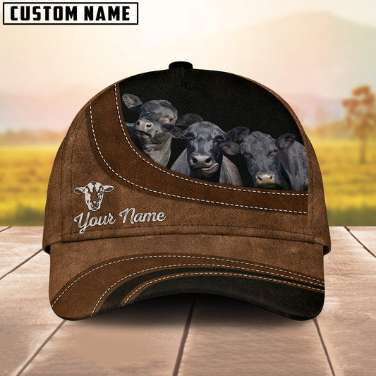 Unique Black Angus On The Farm Custom Name Cap