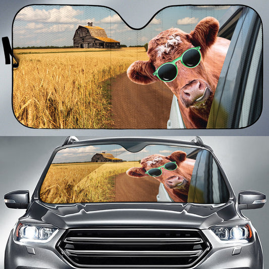 Uni Shorthorn Happiness 3D Sun Shade