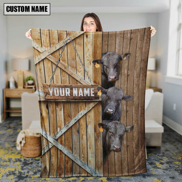 Uni Personalized Name Brangus Barn Blanket