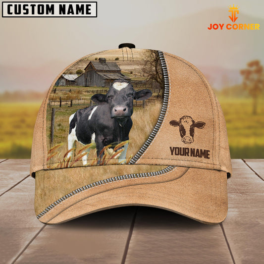 Uni Holstein Farming Light Brown Customized Name Cap