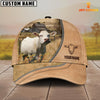 Uni Charolais Farming Light Brown Customized Name Cap