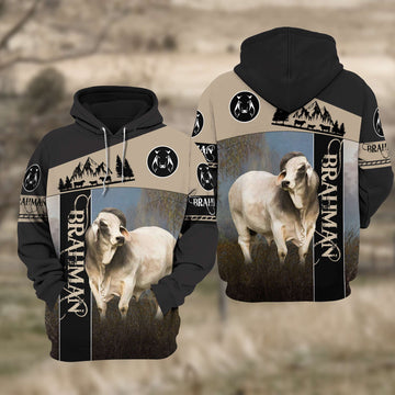 Uni Brahman White Black Personalized 3D Hoodie