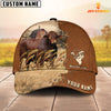 Uni Beefmaster Custom Name Brown Leather Pattern Cap