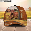 Uni Personalized Name Red Angus Barn Farm Cap