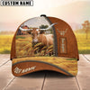 Uni Personalized Name Texas Longhorn Barn Farm Cap