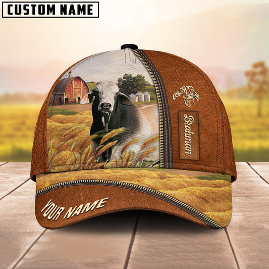 Uni Personalized Name Brahman Barn Farm Cap