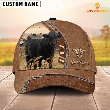 Uni Black Angus Farming Land Customized Name Cap