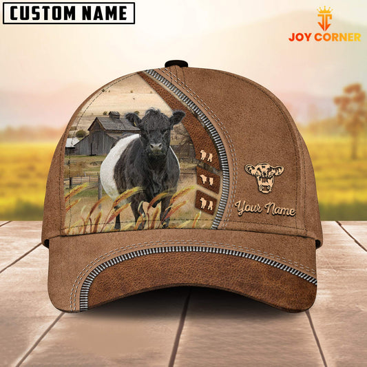 Uni Belted Galloway Farming Land Customized Name Cap