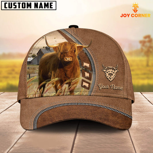 Uni Highland Farming Land Customized Name Cap