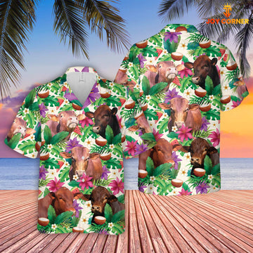 Unique Beefmaster Summer Floral 3D Hawaiian Shirt