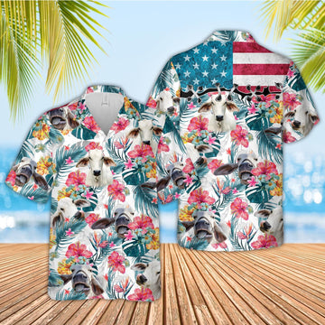 Unique Brahman Happiness Floral 3D Hawaiian Shirts