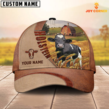 Uni Personalized Name Holstein Farm Barn Cap