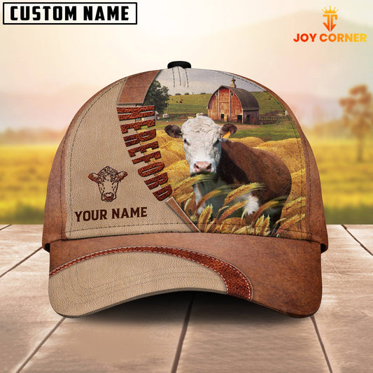 Uni Personalized Name Hereford Farm Barn Cap