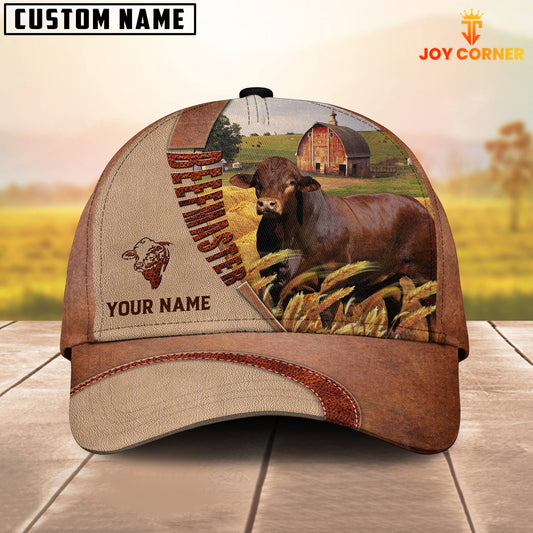 Uni Personalized Name Beefmaster Farm Barn Cap