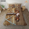 Uni Happy Farm GYR Wooden Door Bedding Set