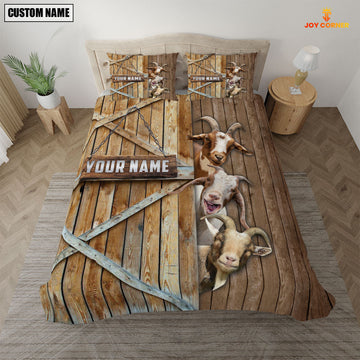 Uni Happy Farm Goat Wooden Door Bedding Set