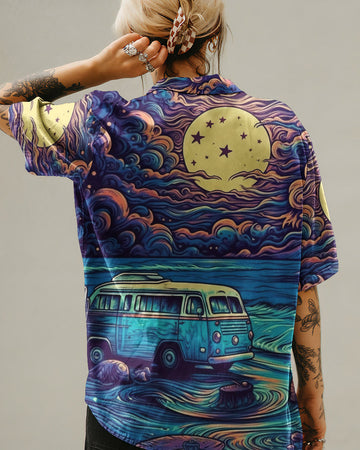 UNIJAMES CAMPING BEACH HAWAIIAN SHIRT