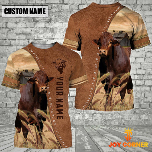 Uni Personalized Name Beefmaster Brown 3D Shirt