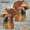 Uni Personalized Name Brown Swiss Brown 3D Shirt