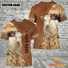 Uni Personalized Name Charolais Brown 3D Shirt