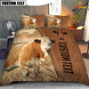 Uni Custom Name Fleckvieh Cattle Brown Bedding Set