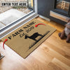 Uni Goat Custom Farm Name Custom Year Coir Doormat