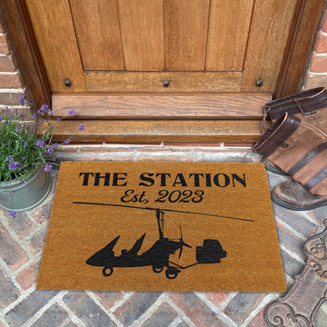 Uni Custom Gyrocopter Coir Doormat