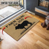 Uni Brahman Custom Farm Name Custom Year Coir Doormat