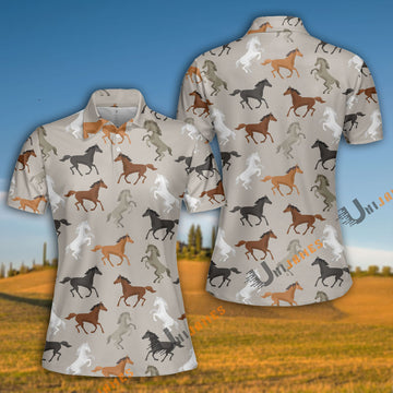 Unique Horse Lovers Pattern  Polo Shirt