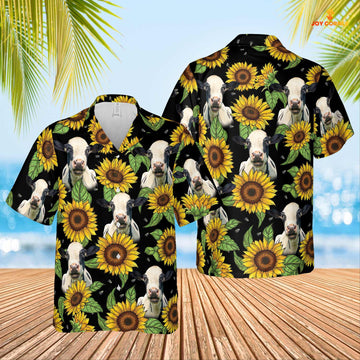 Unique Holstein Sunflower Hawaiian Shirt 2023