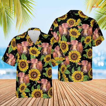 Unique Beefmaster Sunflower Hawaiian Shirt 2023