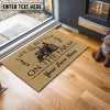 Uni Tractor Life Is Better On The Farm Custom Name Coir Doormat