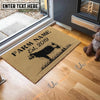 Uni Speckle Park Custom Farm Name Custom Year Coir Doormat