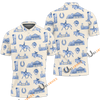 Unique Horse Racing Pattern Polo Shirt